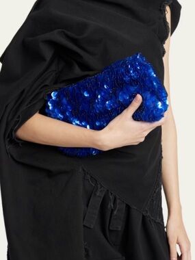GORGEOUS DRIES VAN NOTEN SEQUINED CLUTCH BAG